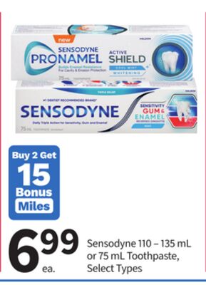 Sensodyne 110-135 mL or 75 mL Toothpaste