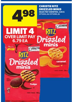 CHRISTIE RITZ DRIZZLED MINIS, 226 G