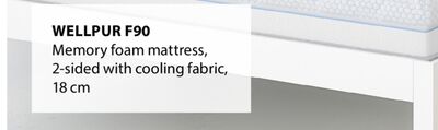 WELLPUR F90 Memory foam mattress