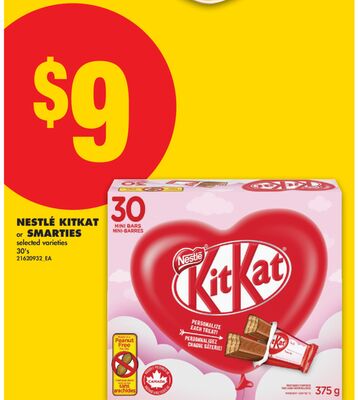 NESTLÉ KITKAT OR SMARTIES, 30' S