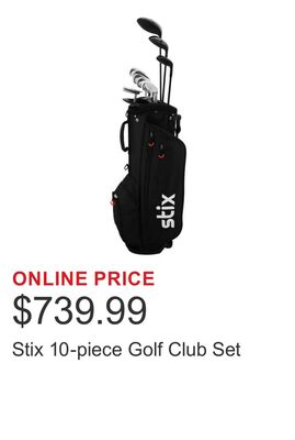 Stix 10-piece Golf Club Set