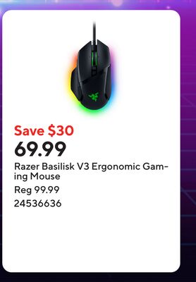 Razer Basilisk V3 Ergonomic Gaming Mouse