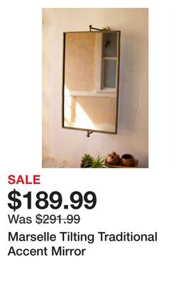 Marselle Tilting Traditional Accent Mirror