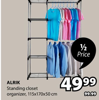 ALRIK Standing closet organizer
