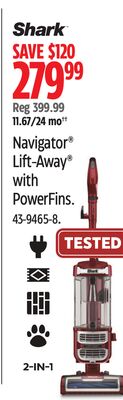 SHARK Navigator® Lift-Away® with PowerFins.