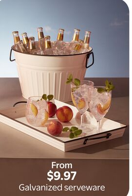 Galvanized Serveware