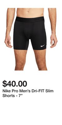 Nike Pro Men's Dri-FIT Slim Shorts - 7"
