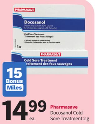 Pharmasave Docosanol Cold Sore Treatment