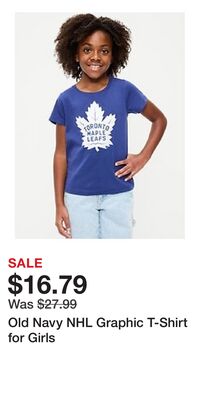 Old Navy NHL Graphic T-Shirt for Girls