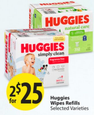 Huggies Wipes Refills
