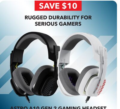 ASTRO A10 GEN 2 GAMING HEADSET by Logitech