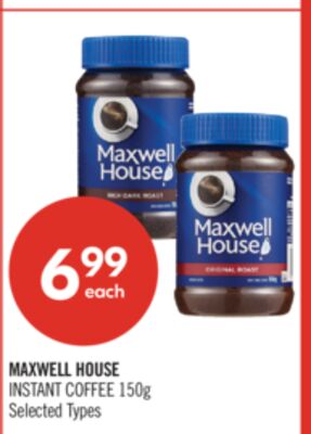 MAXWELL HOUSE INSTANT COFFEE