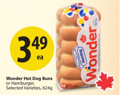 Wonder Hot Dog Buns
