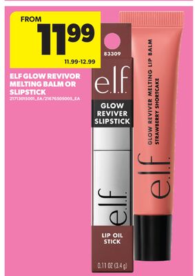 ELF GLOW REVIVOR MELTING BALM OR SLIPSTICK
