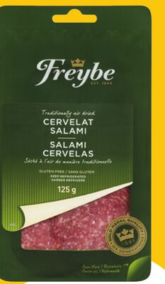 Freybe Dry Cured Sliced European Salami