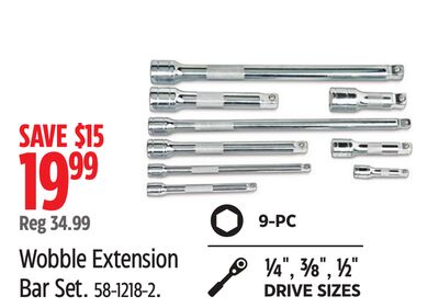 Mastercraft Wobble Extension Bar Set