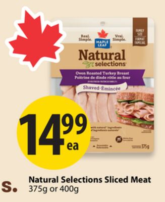 Natural Selections Sliced Meat