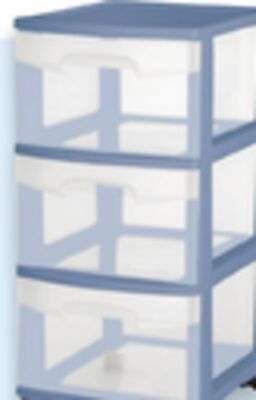 3-Drawer medium cart