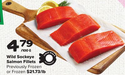 Wild Sockeye Salmon Fillets