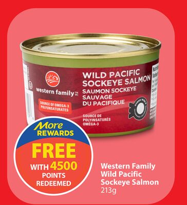 Western Family Wild Pacific Sockeye Salmon