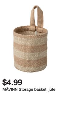 MÄVINN Storage basket, jute