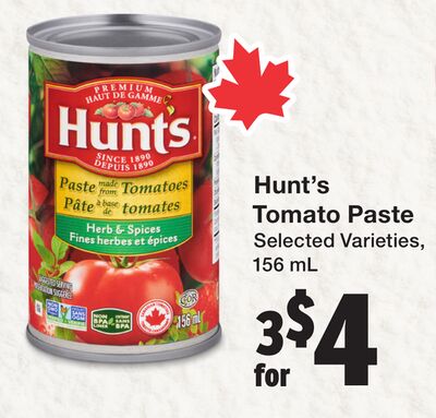Hunt's Tomato Paste