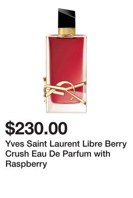 Yves Saint Laurent Libre Berry Crush Eau De Parfum with Raspberry