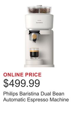 Philips Baristina Dual Bean Automatic Espresso Machine