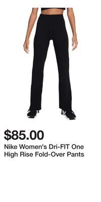 Nike Women's Dri-FIT One High Rise Fold-Over Pants