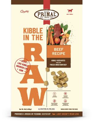 Primal Kibble in the Raw Freeze Dried Dog Food