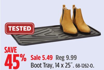 Boot Tray, 14 x 25˝