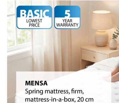 MENSA Spring mattress