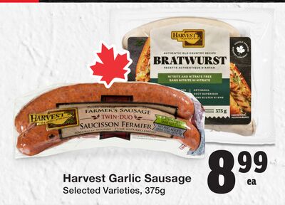 Harvest Garlic Sausage