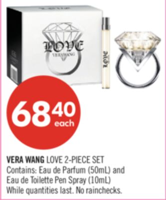 VERA WANG LOVE 2-PIECE SET Eau de Toilette Pen Spray (10mL)