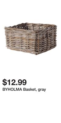 BYHOLMA Basket, gray