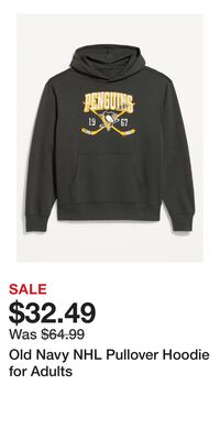 Old Navy NHL Pullover Hoodie for Adults