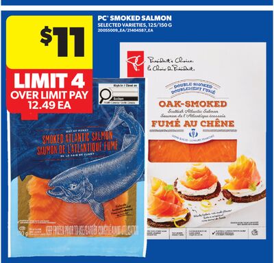 PC® SMOKED SALMON, 125/150 G