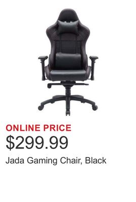 Jada Gaming Chair, Black