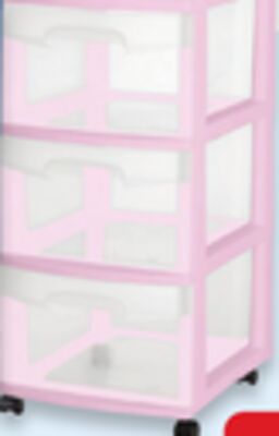 3-Drawer medium cart