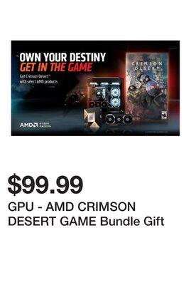 GPU - AMD CRIMSON DESERT GAME Bundle Gift