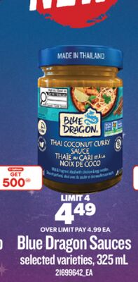 BLUE DRAGON SAUCES, 325 mL