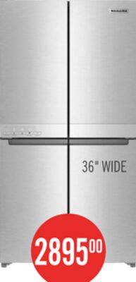 KitchenAid 36" 19.4 Cu. Ft. French-Door Refrigerator - Stainless Steel - KRQC506MPS