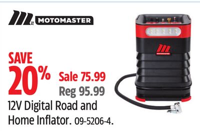 MotoMaster 12V Digital Road and Home Inflator