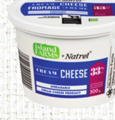Island Farms Cream Cheese Packaged in Victoria or Paradise Island Feta Cheese Packaged in Nanaimo