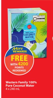 Western Family 100% Pure Coconut Water