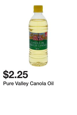 Pure Valley Canola Oil
