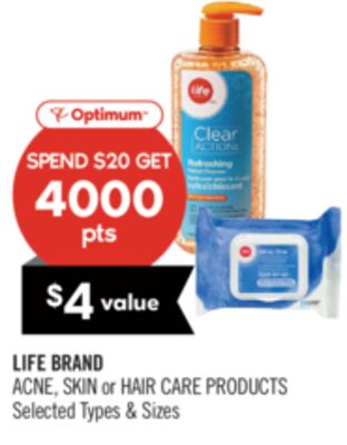 Life Brand Acne, Skin Or Hair Care Products