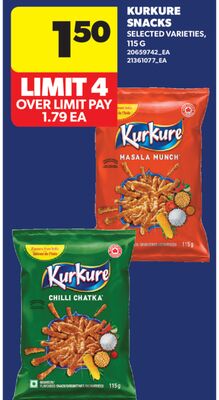 KURKURE SNACKS, 115 G