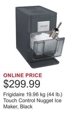 Frigidaire 19.96 kg (44 lb.) Touch Control Nugget Ice Maker, Black