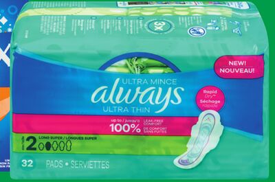 Always Pads or Liners